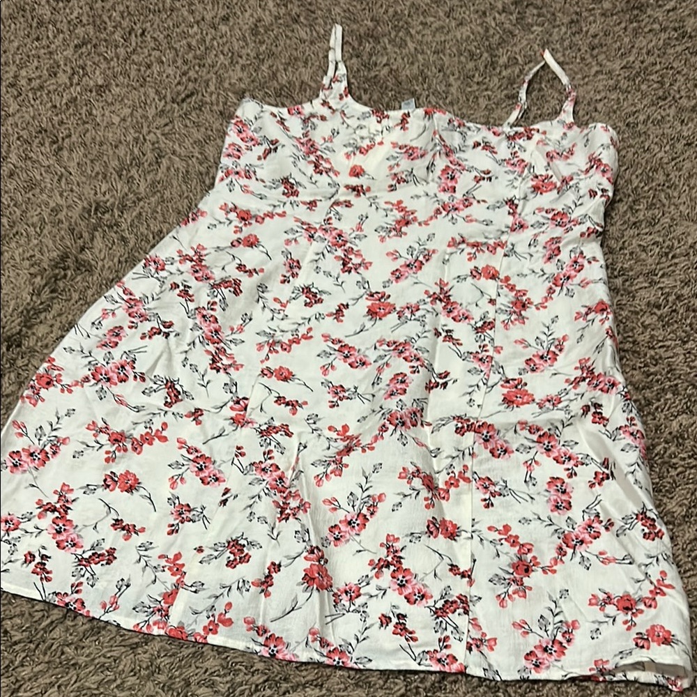 Floral Spaghetti Strap Dress